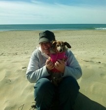 Alissa & Rosie at the Beach